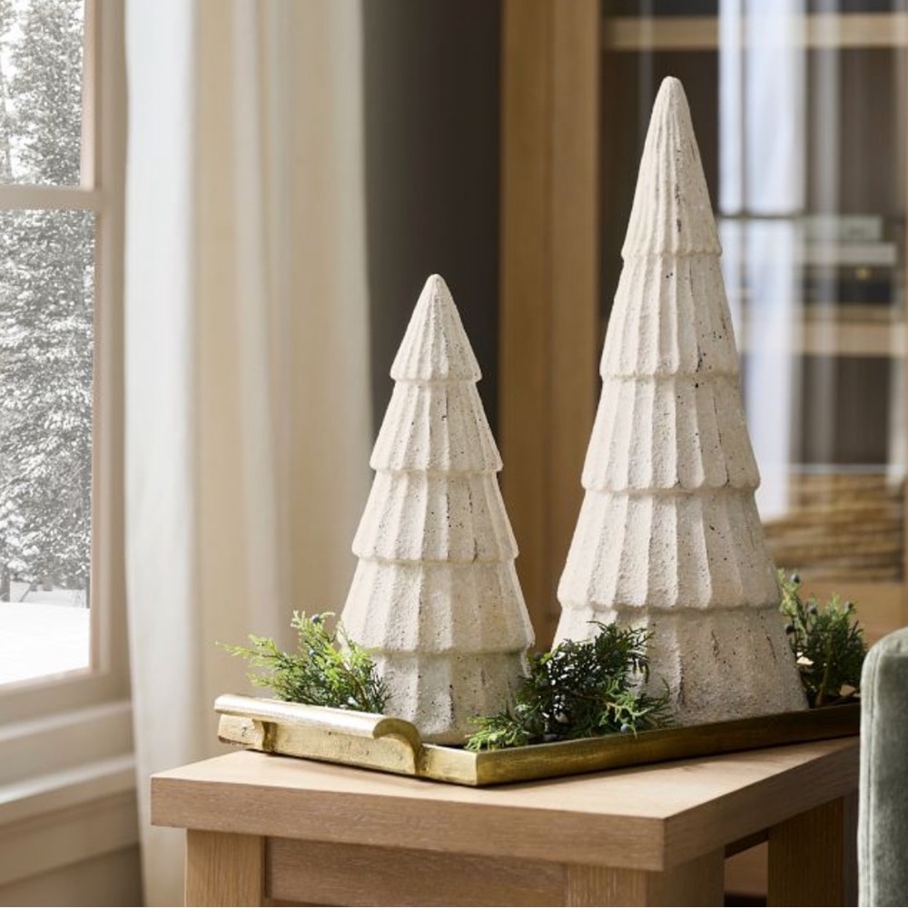 Pottery Barn Tiered Artisan Handcrafted Terracotta Tree Sold Out New In Box ✨💫